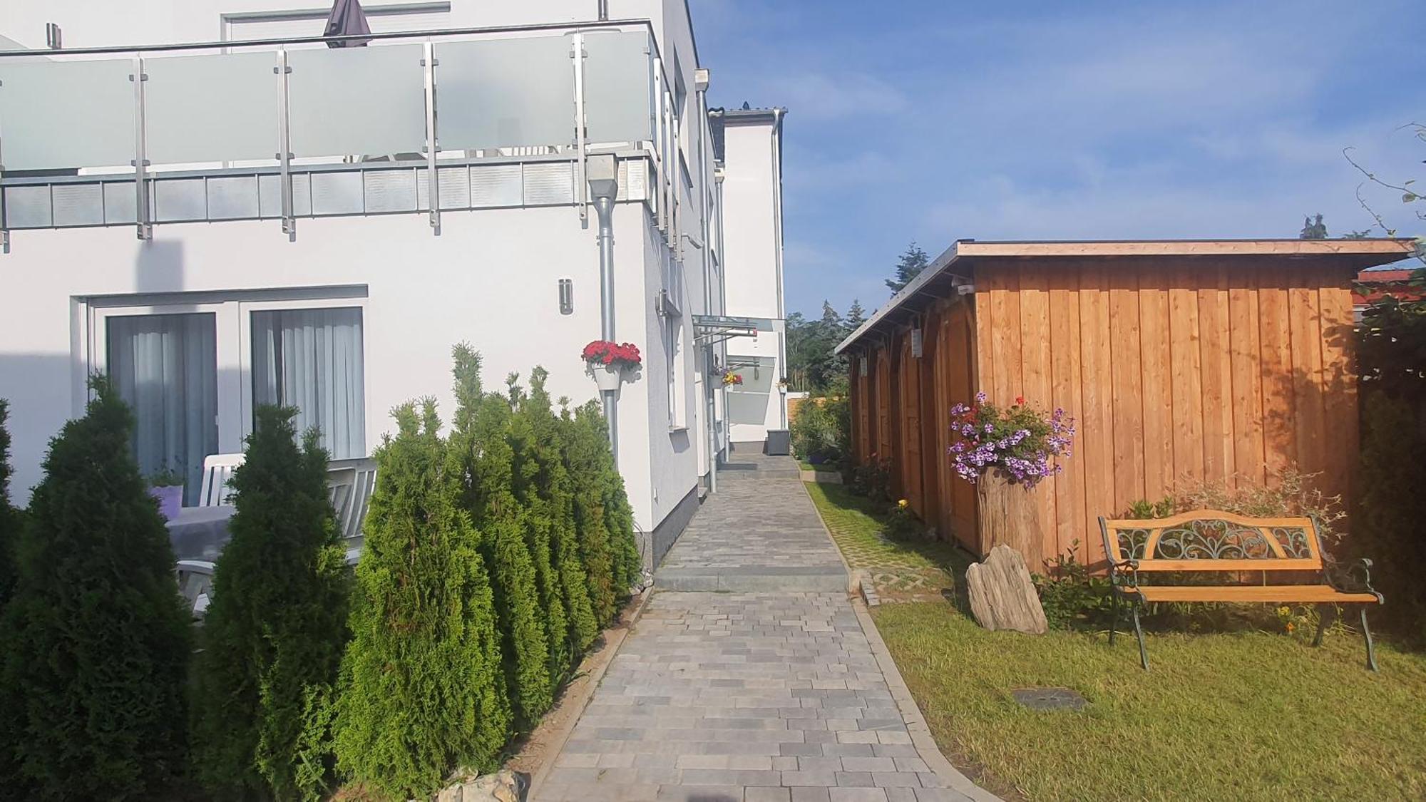 Ferienwohnungen "Godewind", Appartements Mit Balkon Oder Terrasse Zinnowitz Buitenkant foto